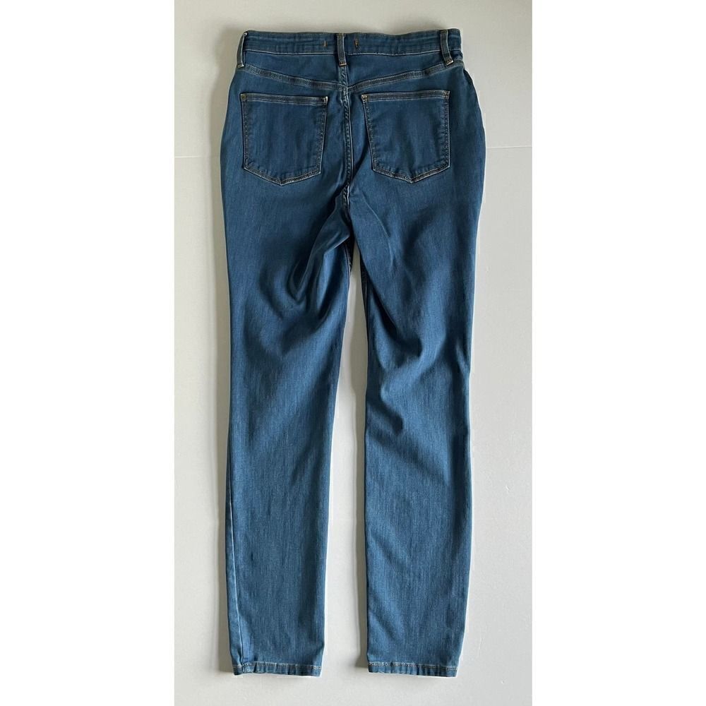 Free People Slim Stretch Jeans with Slash Holes 61855-16515125 Women's 31R - Picture 4 of 9